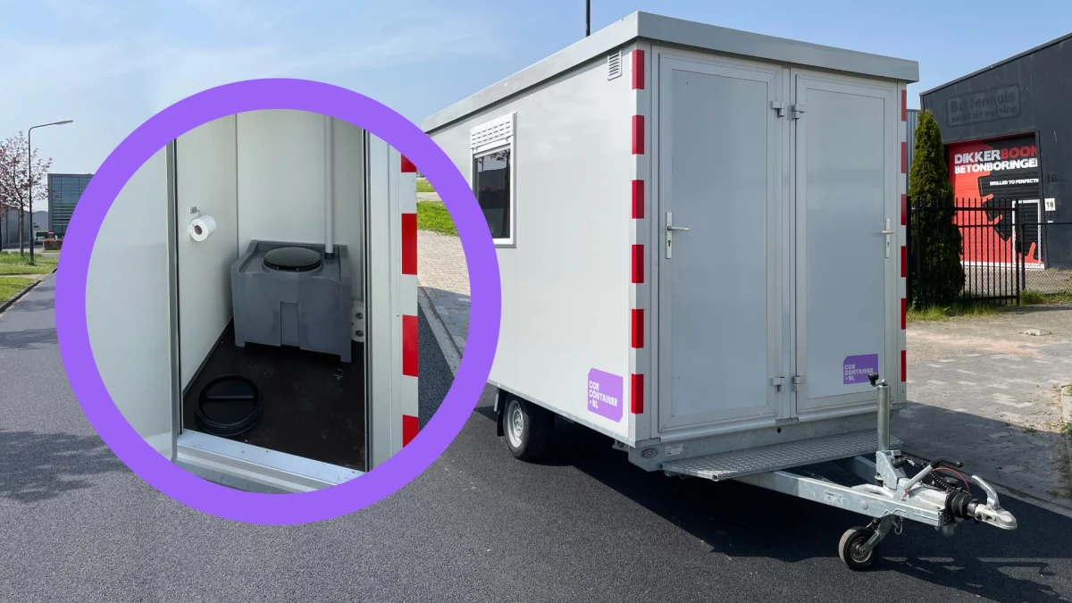 schaftwagen met toilet